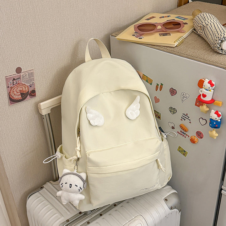 Cute Winged Design School Backpack