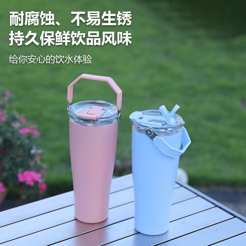 Unisex ergonomic travel mug with integrated handle Kalsten