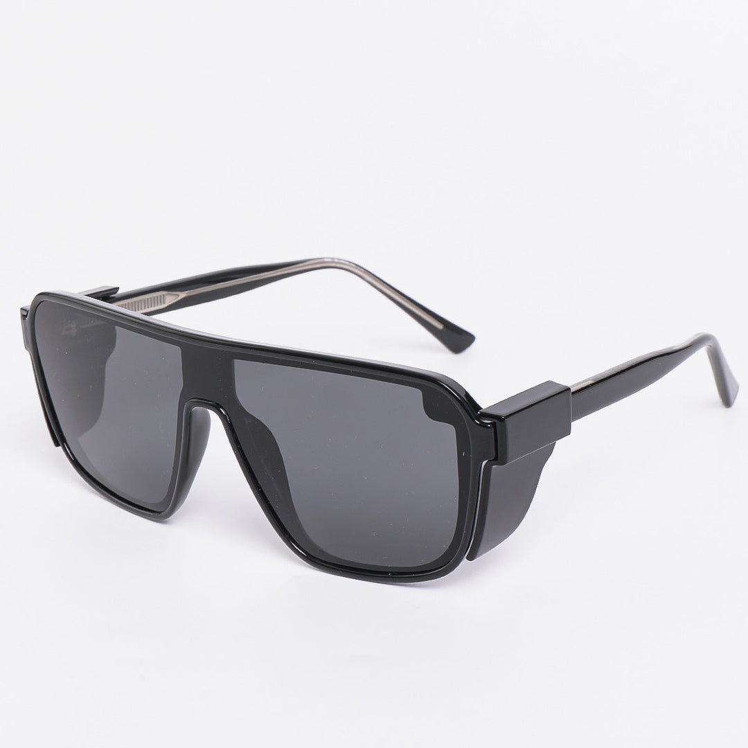 Women's sporty sunglasses in a futuristic design with colored lenses Kalsten