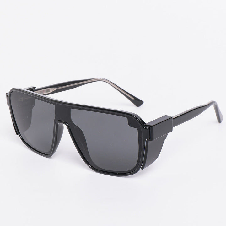Women's sporty sunglasses in a futuristic design with colored lenses Kalsten