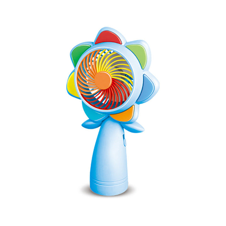 Unisex Portable Mini Hand Fan in Flower Design Kalsten