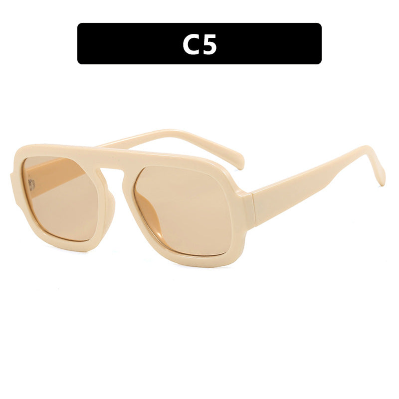 Women's trendy sunglasses with distinct angular design and UV protection Kalsten