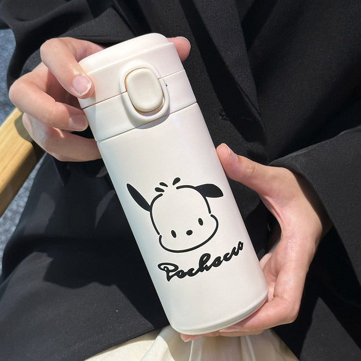 Ladies thermos bottle with secure flip top and cute animal design Kalsten