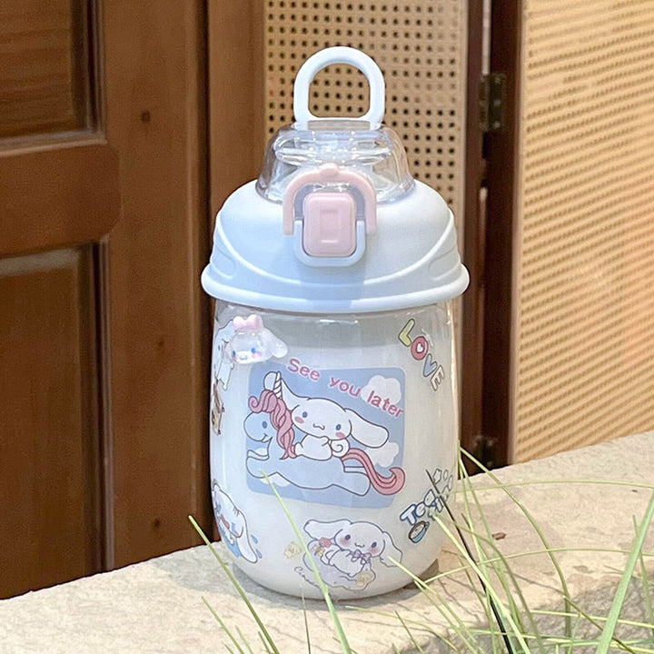 Women's playful drinking bottle with unique safety closure Kalsten