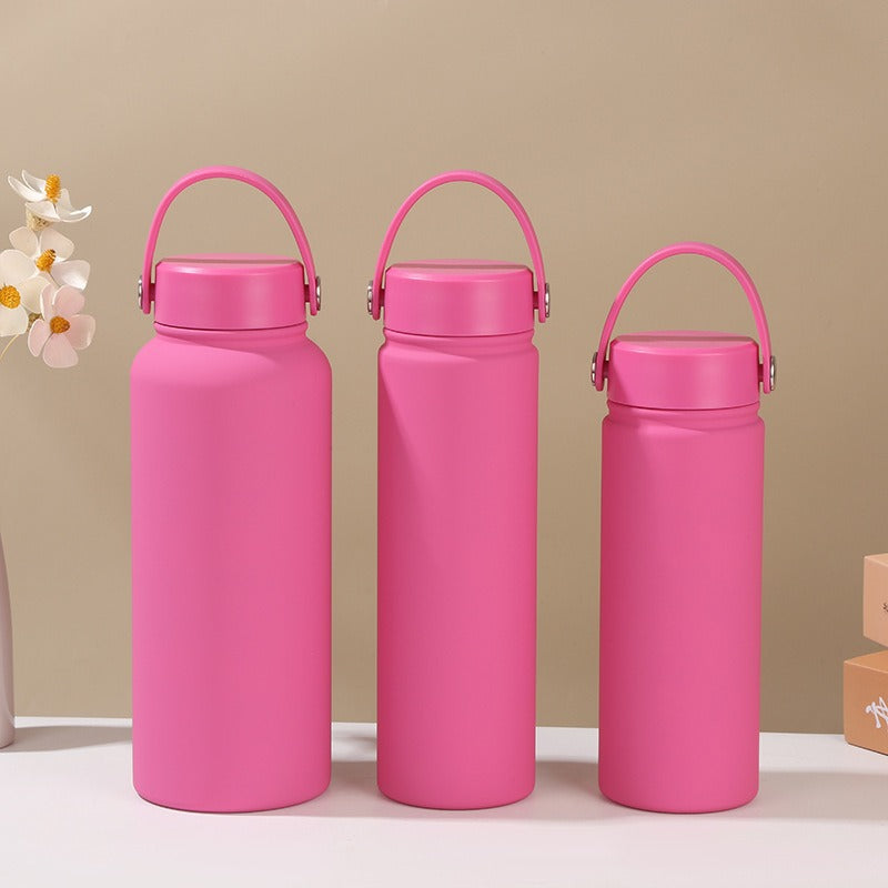 Women's insulated water bottle with ergonomic carrying handle Kalsten
