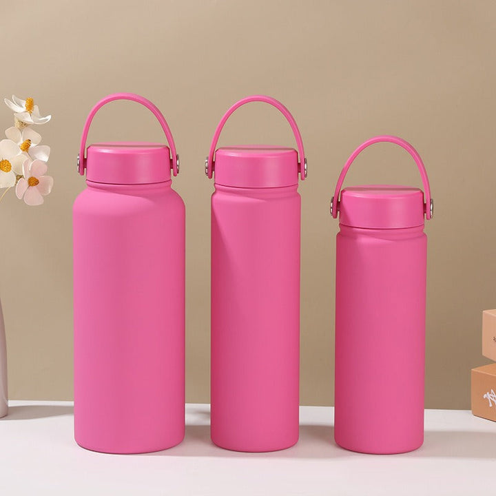 Women's insulated water bottle with ergonomic carrying handle Kalsten