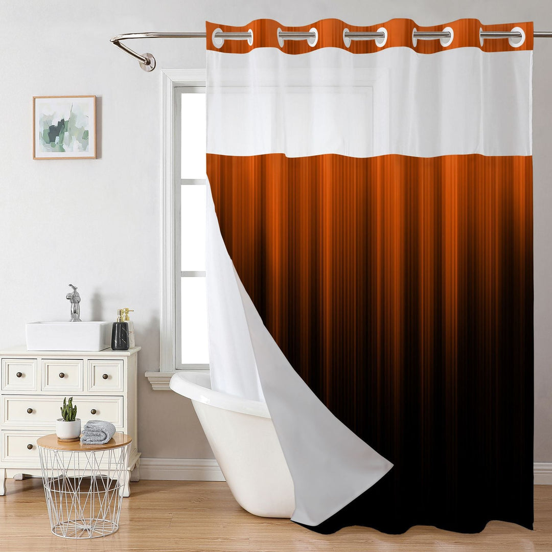 Modern Gradient Shower Curtain Kalsten