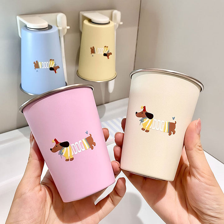 Wall cup holder with creative animal motif Kalsten