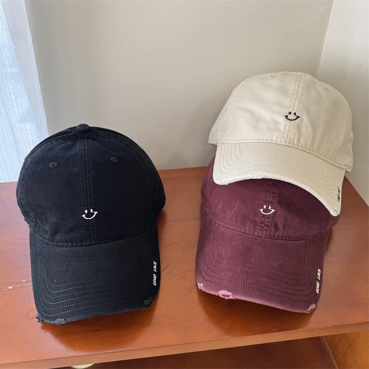 Women's Casual Smile-Embroidered Cap Kalsten