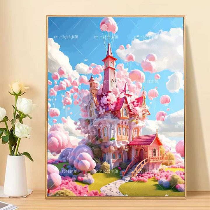 Whimsical Fantasy Landscape Art Canvas Kalsten