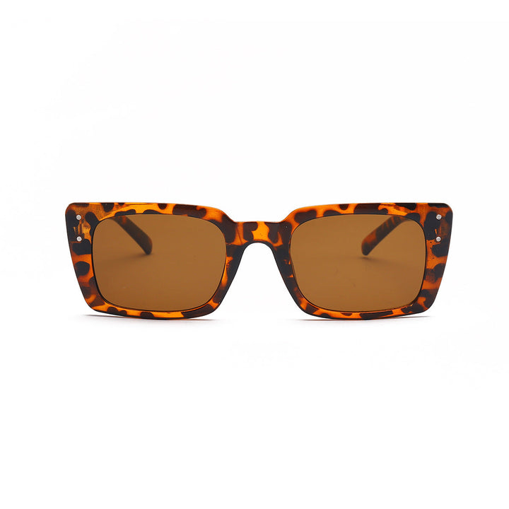 Women square sunglasses with animal print Kalsten
