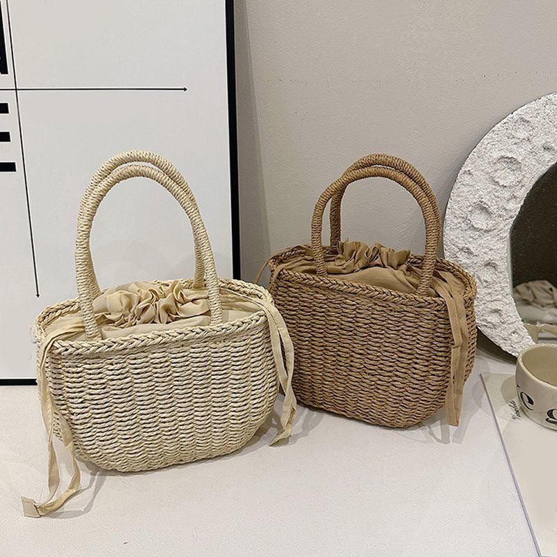 Handmade straw handbag Kalsten