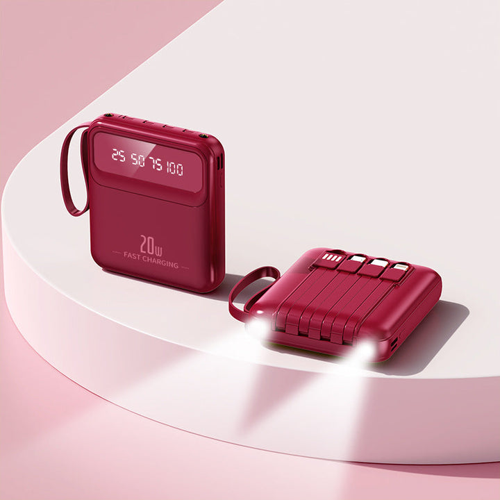 Portable power bank with multifunctional fast charging capability and digital display Kalsten