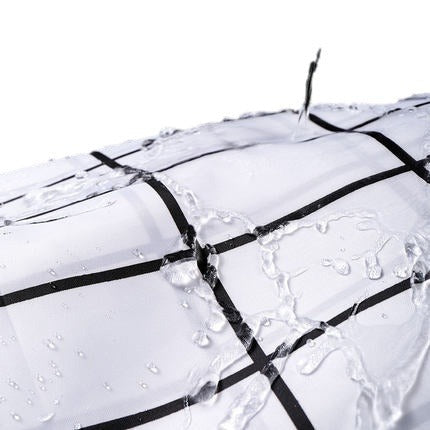Minimalist Grid Pattern Shower Curtain Kalsten
