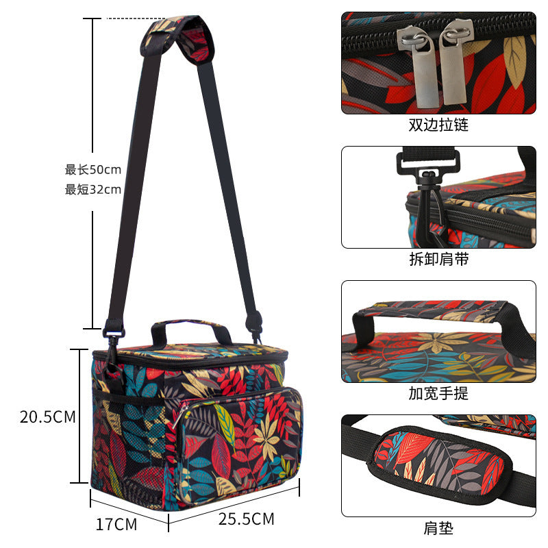 Women Insulated Cooler Bag with Multiple Compartments Kalsten