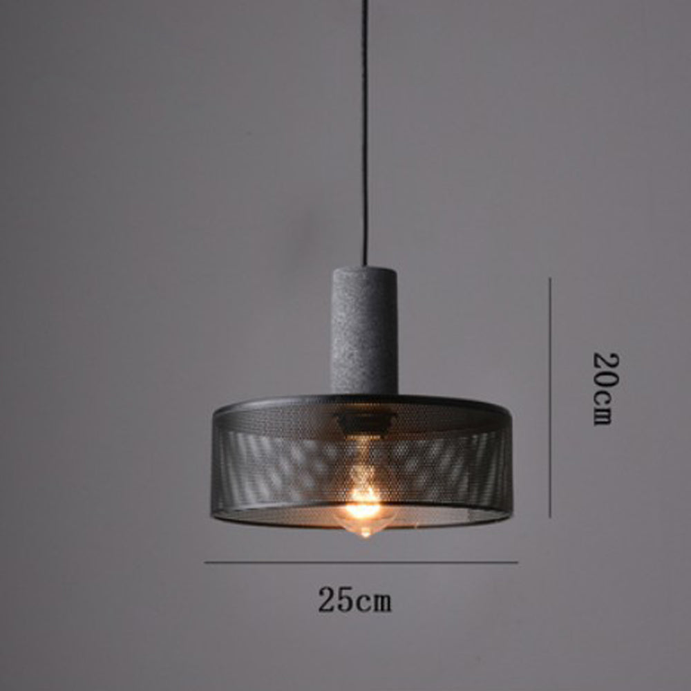 Modern Iron Grey Hanging Light Pendant Lampshade | Kalsten
