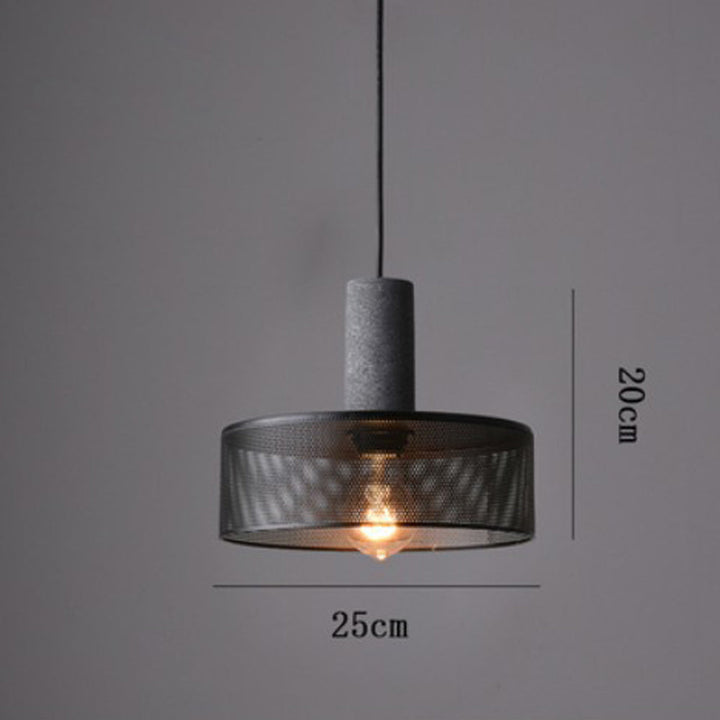 Modern Iron Grey Hanging Light Pendant Lampshade | Kalsten