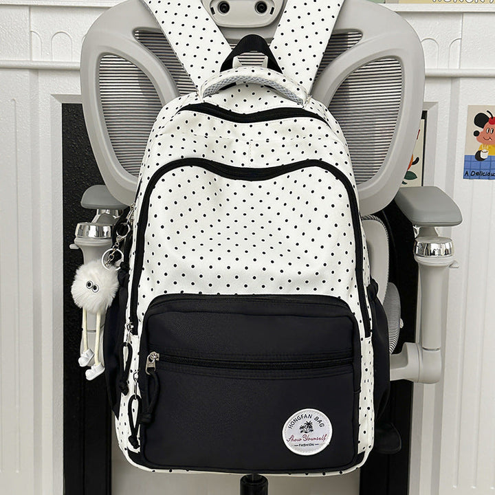 Multifunctional Polka Dot Backpack