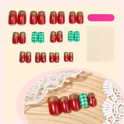 Festive Nail Art Press-On Set Acalora
