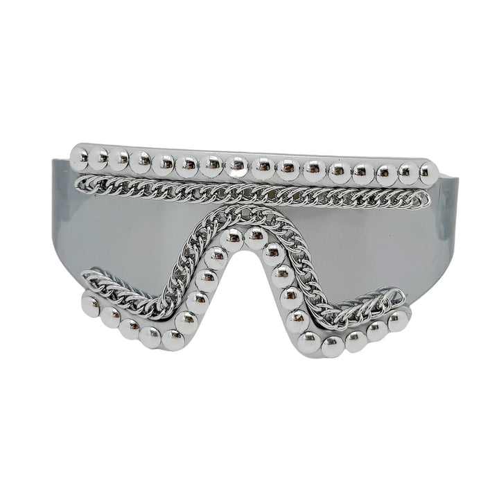 Women's fashion sunglasses with luxurious chain frame and shimmering accents Kalsten