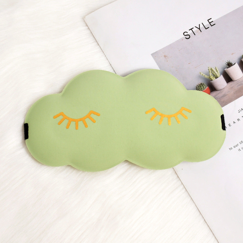 Women's cute cloud sleep mask made of memory foam with ergonomic padding and adjustable elastic band Kalsten
