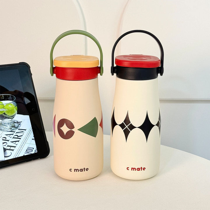 Ladies Insulated Drinking Bottle with Practical Carry Strap Kalsten