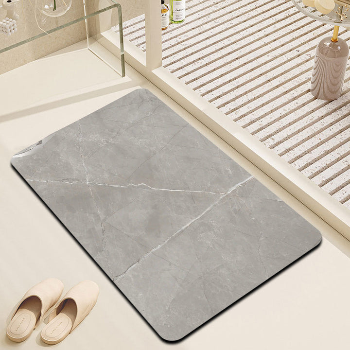 Luxury Marble Texture Bath Mat Kalsten