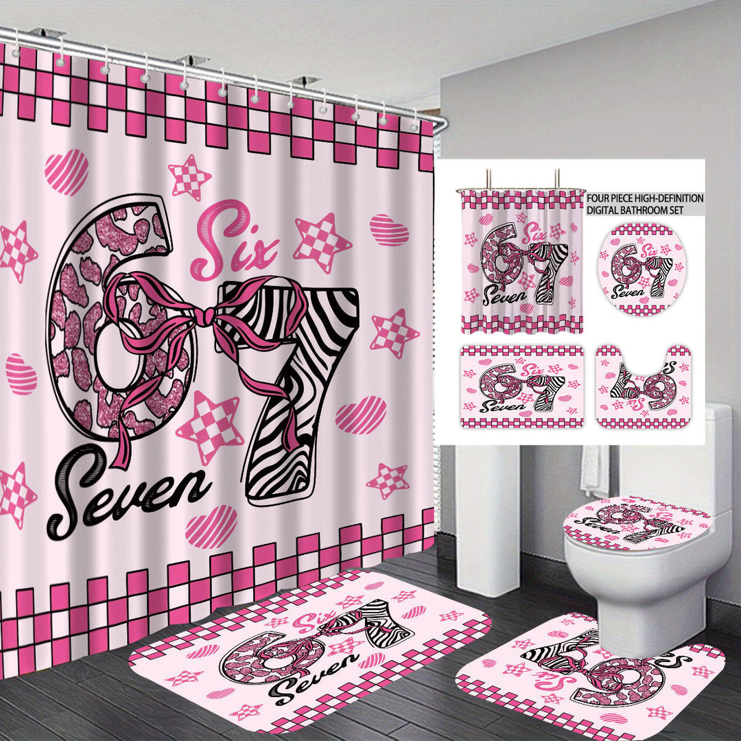 Colorful Dessert-Themed Bathroom Set Kalsten