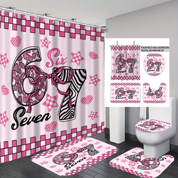 Colorful Dessert-Themed Bathroom Set Kalsten