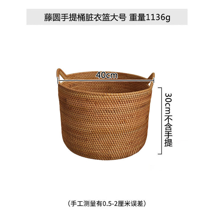 Women Elegant hand-woven basket with practical handles Kalsten