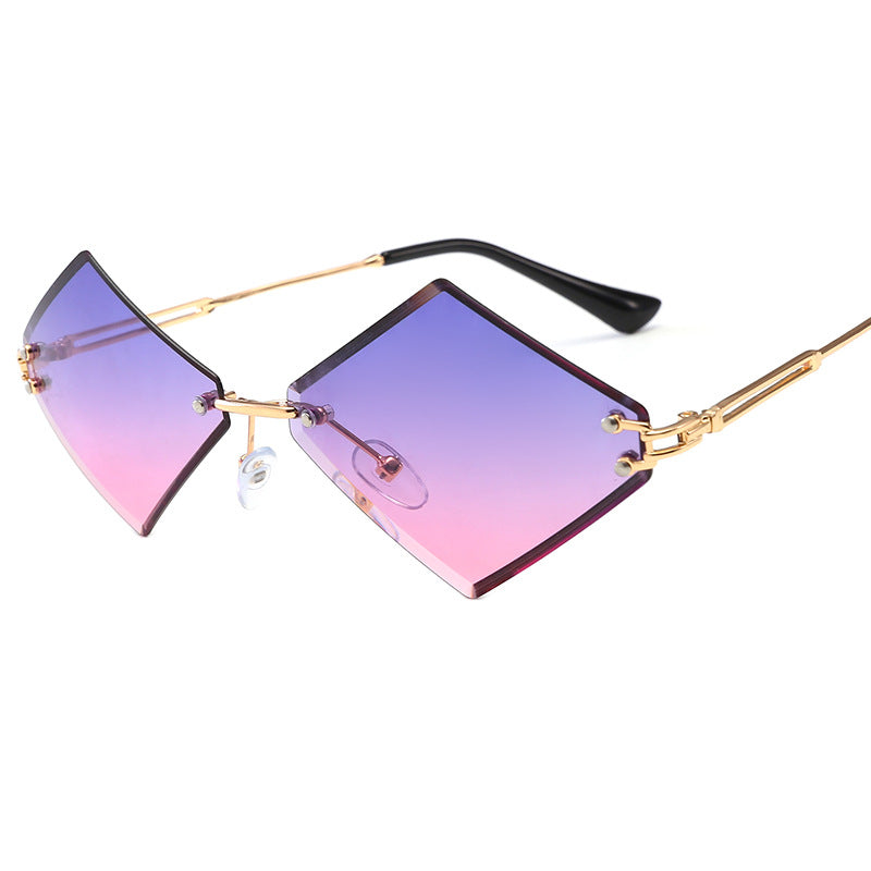 Ladies fashionable geometric sunglasses with mirrored lenses Kalsten