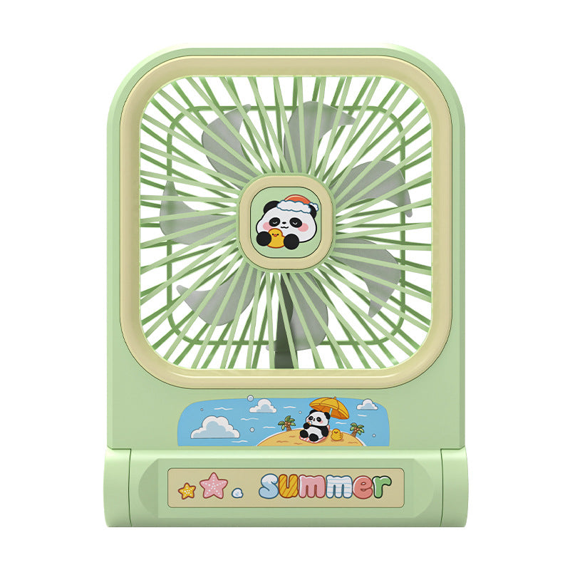Women portable mini table fan in panda design Kalsten