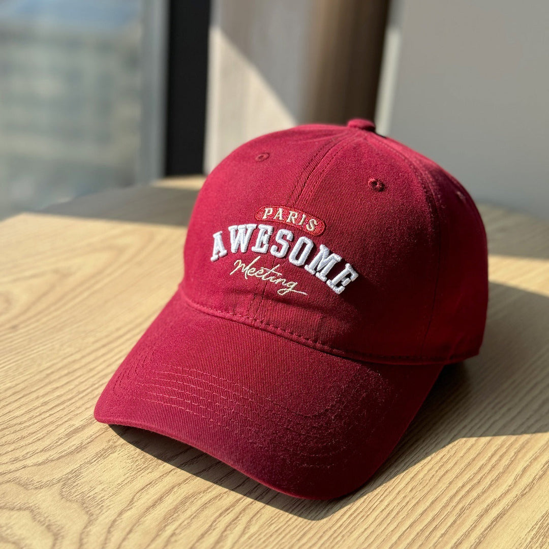 Women's Vintage-Inspired Adjustable Baseball Cap Kalsten