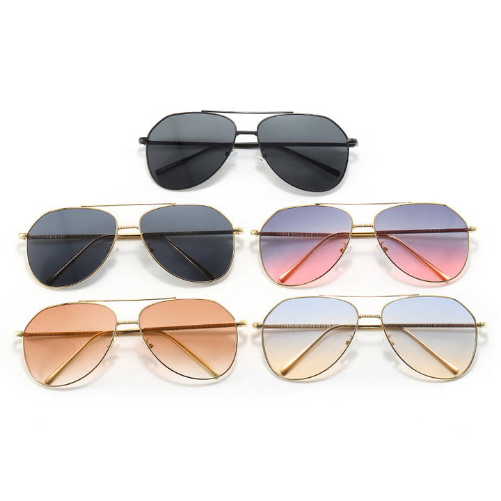 Ladies trendy aviator sunglasses with subtle gradient Kalsten
