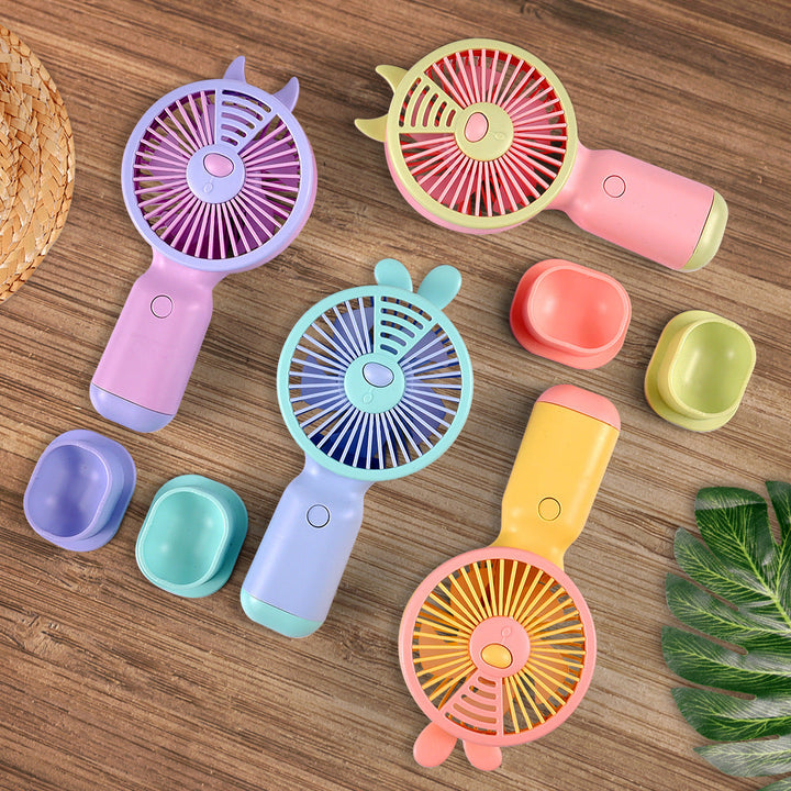 Unisex Portable Hand Fan with Cute Animal Design Kalsten