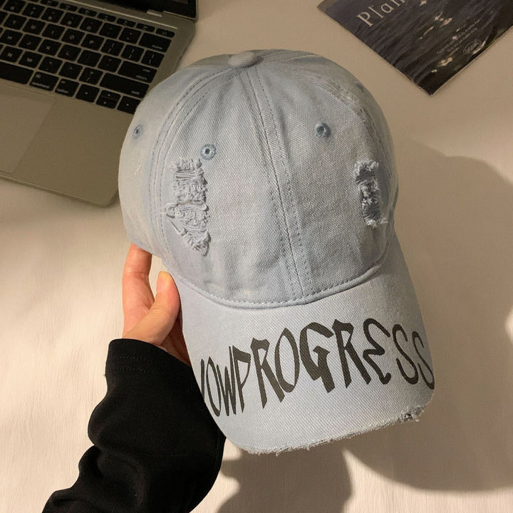 Women's Distressed Cotton Baseball Cap Kalsten 1784188446