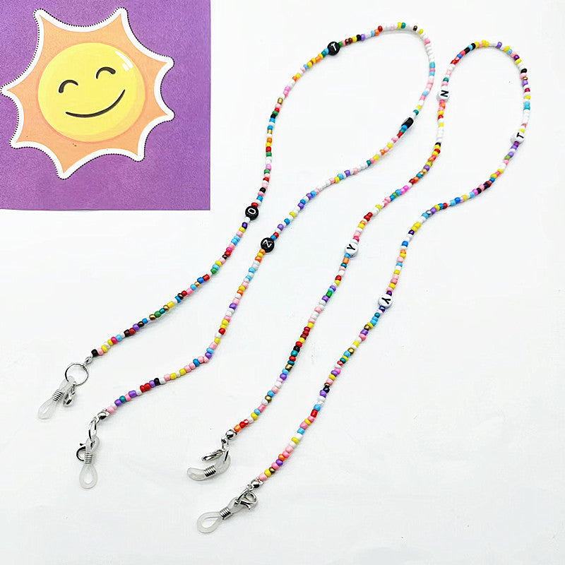 Colorful bead glasses chain Kalsten