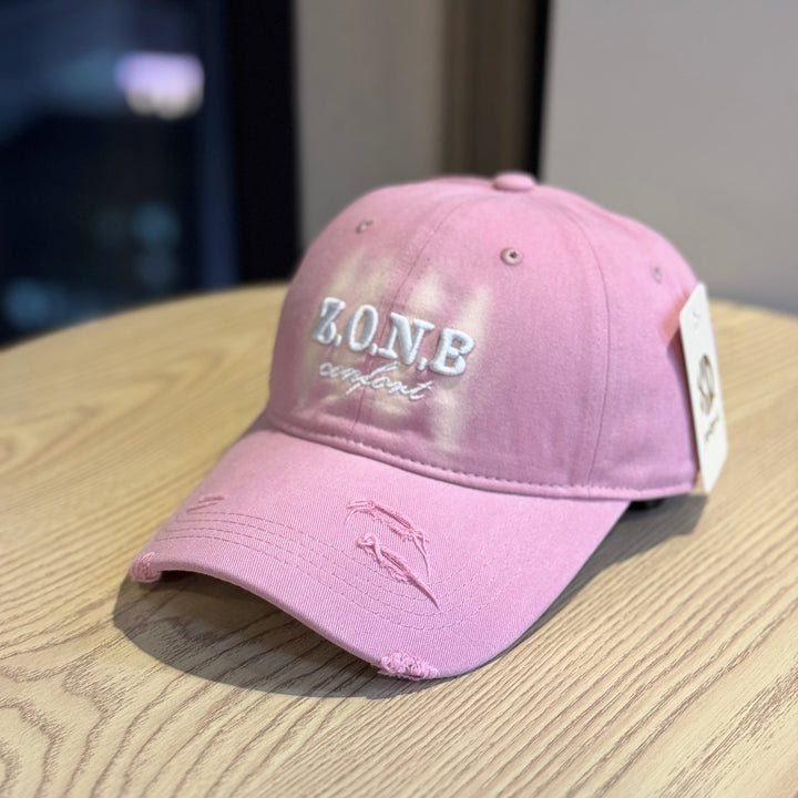 Unisex Distressed Cotton Baseball Cap Kalsten