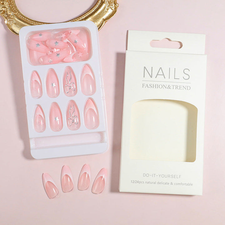 Premium Press-On Nail Set with Decorative Accents Kalsten
