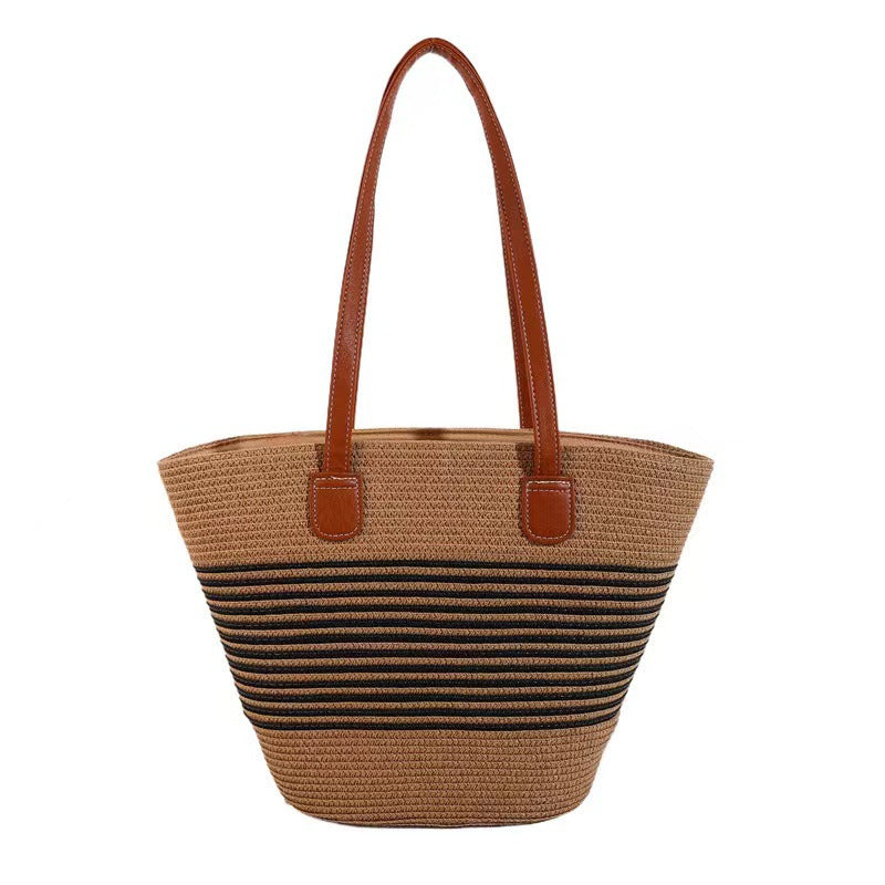 Beach bag with elegant woven design Kalsten