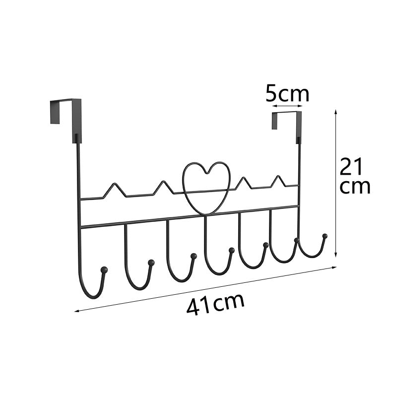 Wall-Mounted Decorative Hook Rack