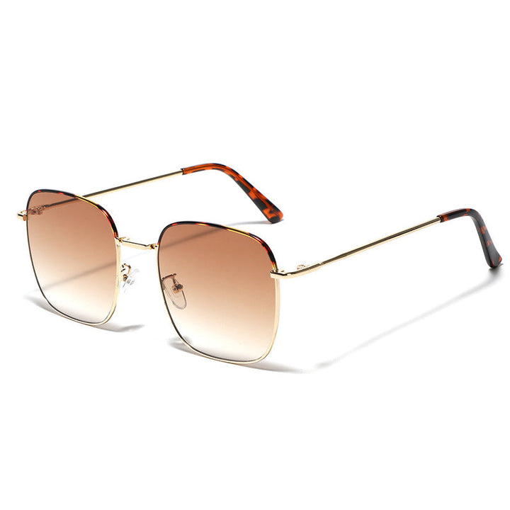 Women's fashionable square sunglasses with elegant metal frame Kalsten