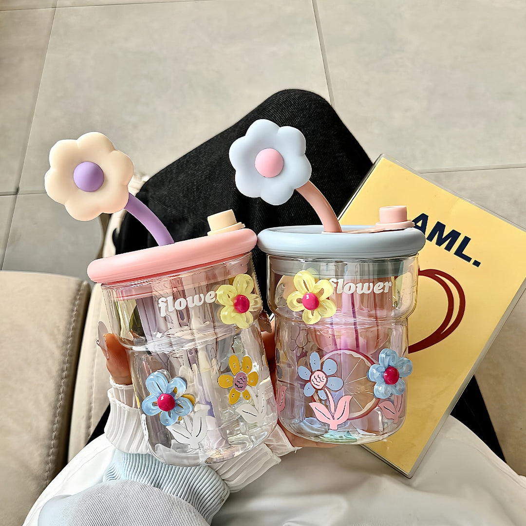 Ladies Flower Motif Drinking Cup Kalsten