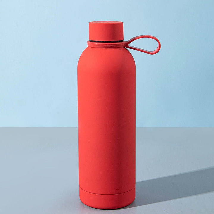 Ladies stylish stainless steel drinking bottle with innovative closure Kalsten