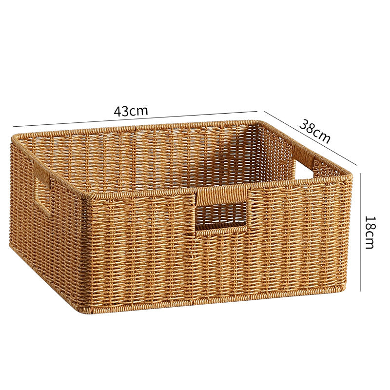 Handcrafted Wicker Storage Tray Kalsten
