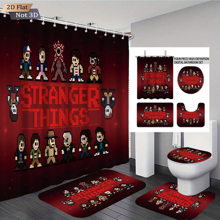 Stranger Things Adventure-Themed Digital Bathroom Set Kalsten