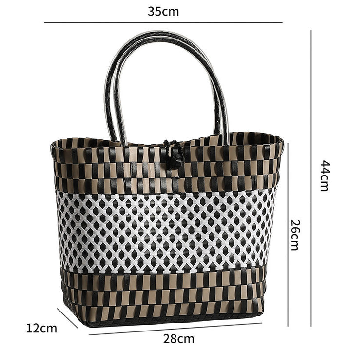 Stylish Woven Beach Tote Kalsten