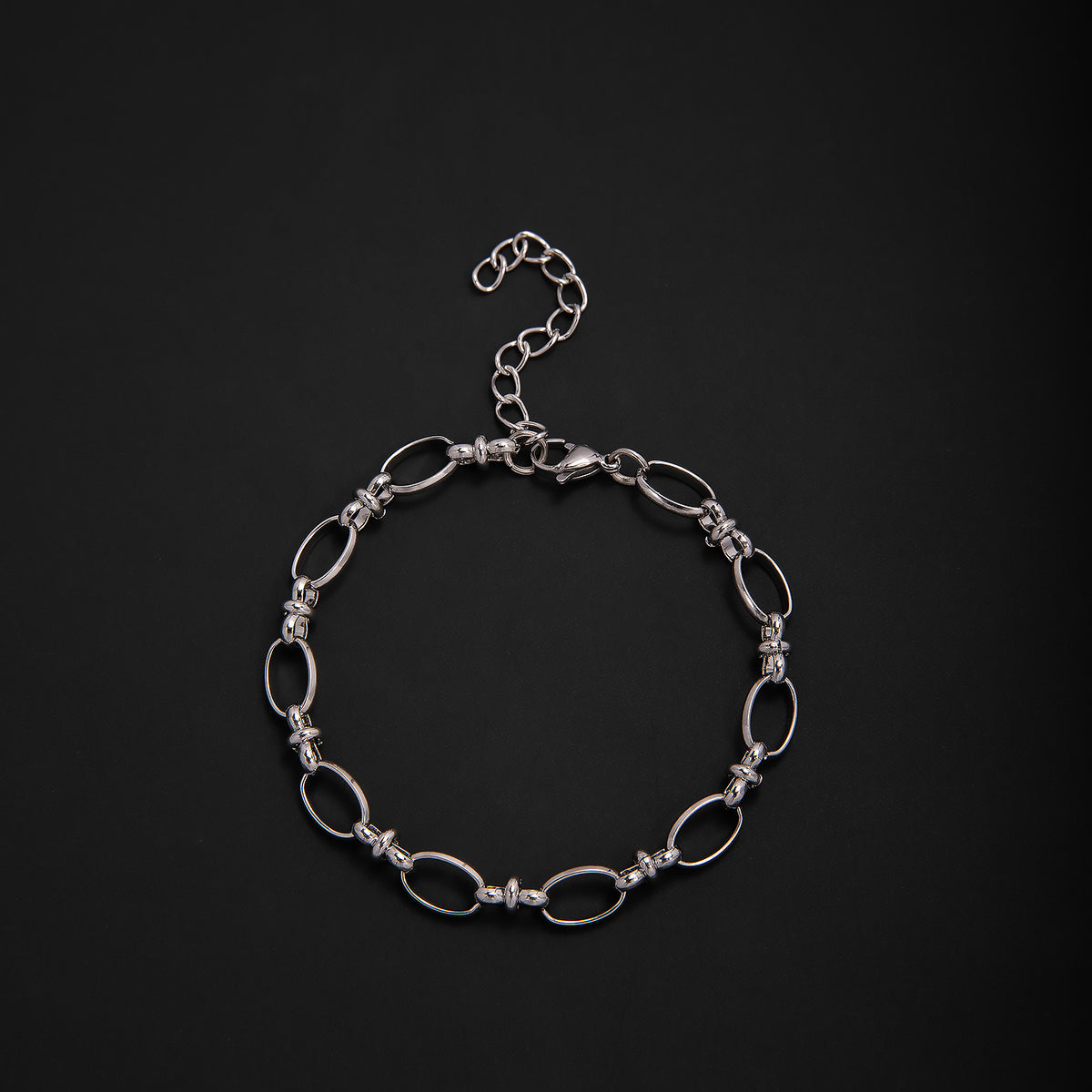 Elegant Geometric Link Bracelet Acalora