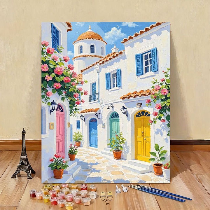 DIY Scenic Coastal Paint by Numbers Kit Kalsten