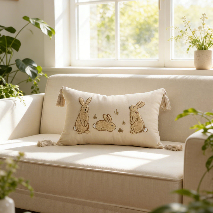 Women's pillowcase with cute bunny motif Kalsten